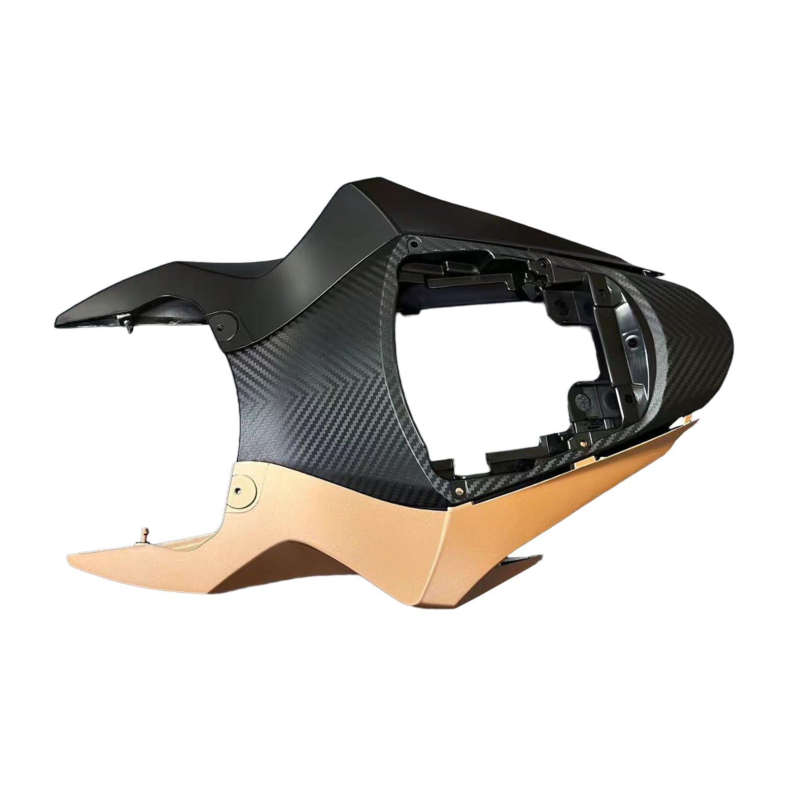Amotopart 2011-2025 GSXR 600/750 Suzuki Matte Half Black Half Brown Fairing Kit