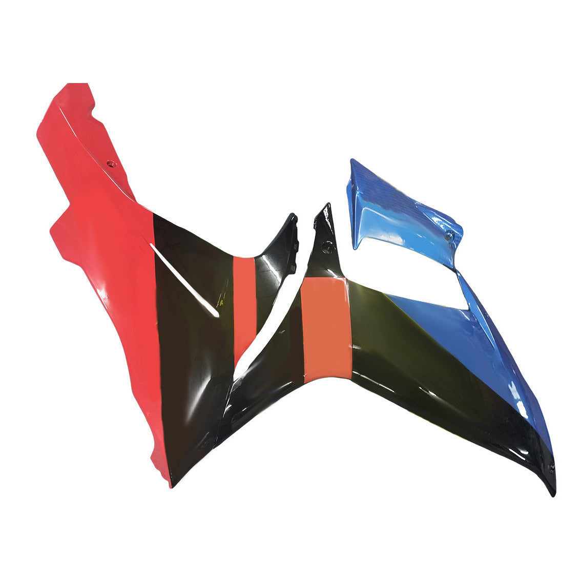 Amotopart 2011-2025 GSXR 600/750 Suzuki Gloss Blue & Red Fairing Kit