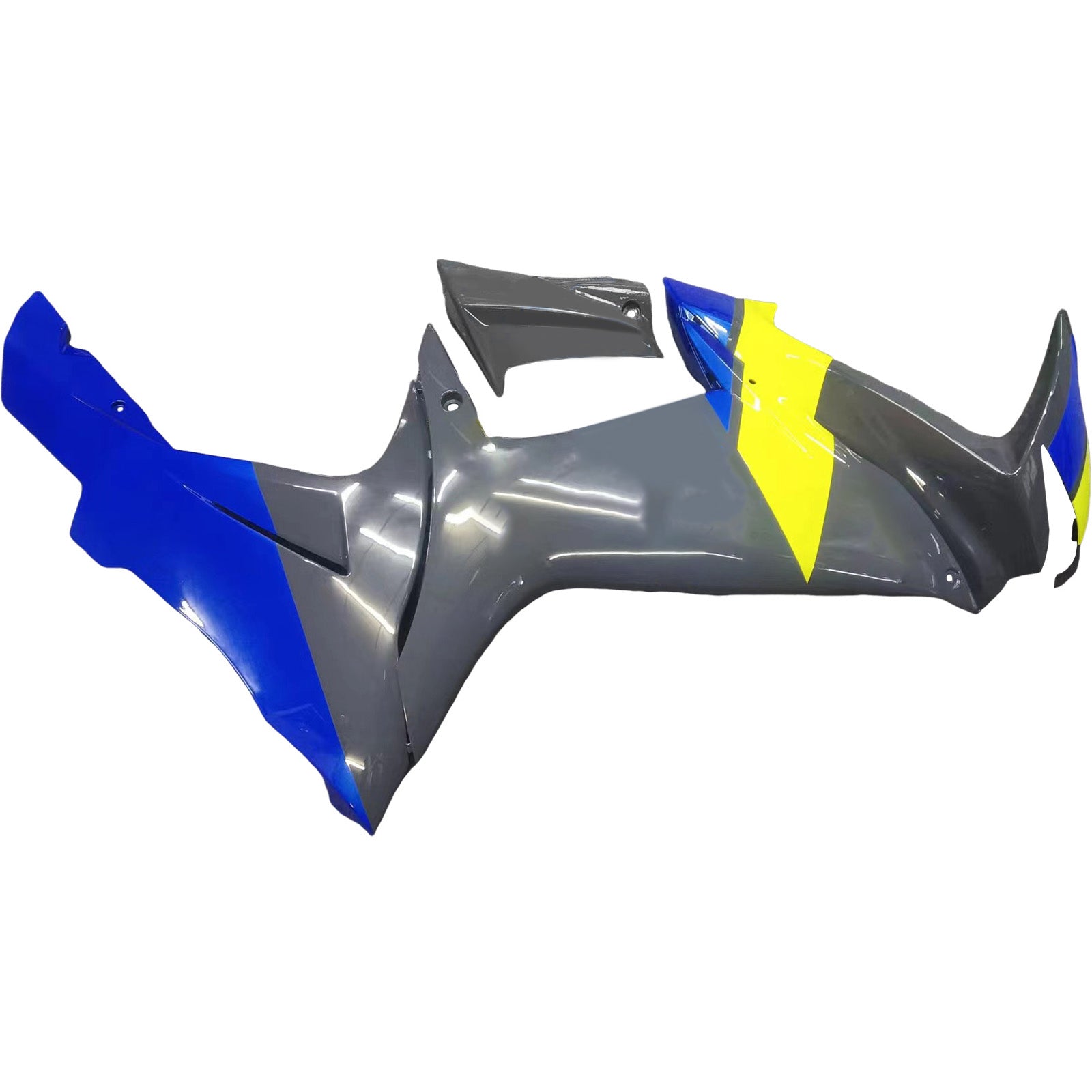 Amotopart 2011-2025 GSXR 600/750 Suzuki Bleu&Kit de carénage vert