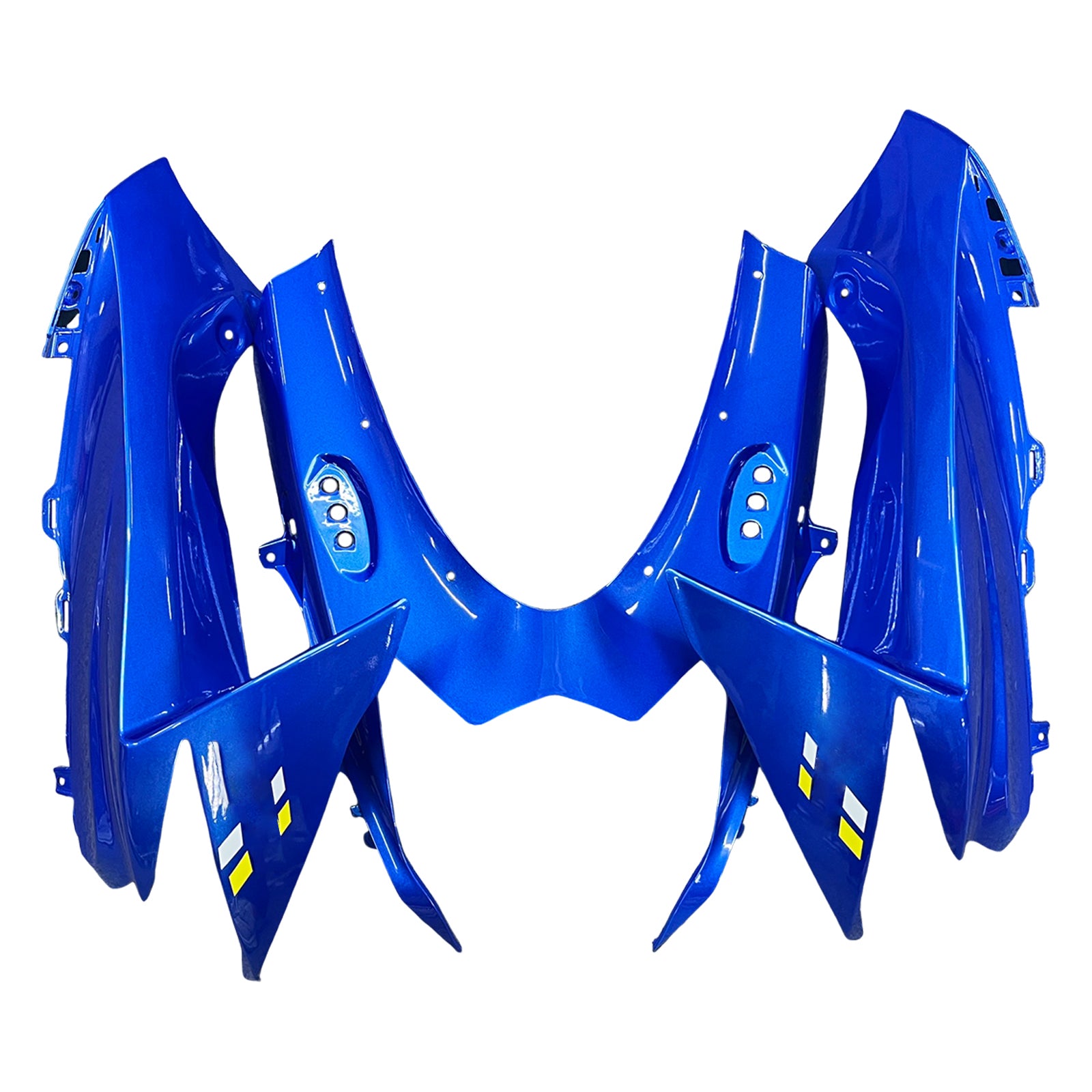 Amotopart 2011-2024 GSXR 600/750 Suzuki Kit carena blu e argento