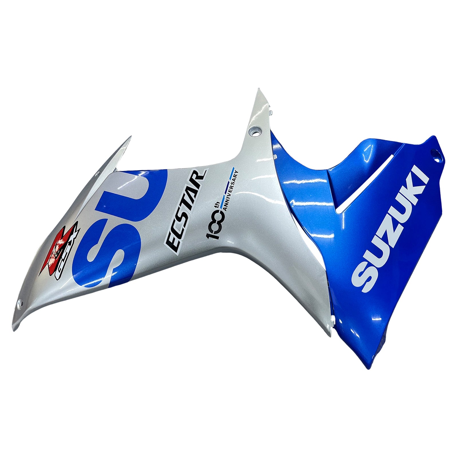 Amotopart 2011-2024 GSXR 600/750 Suzuki Blue&Silver Fairing Kit