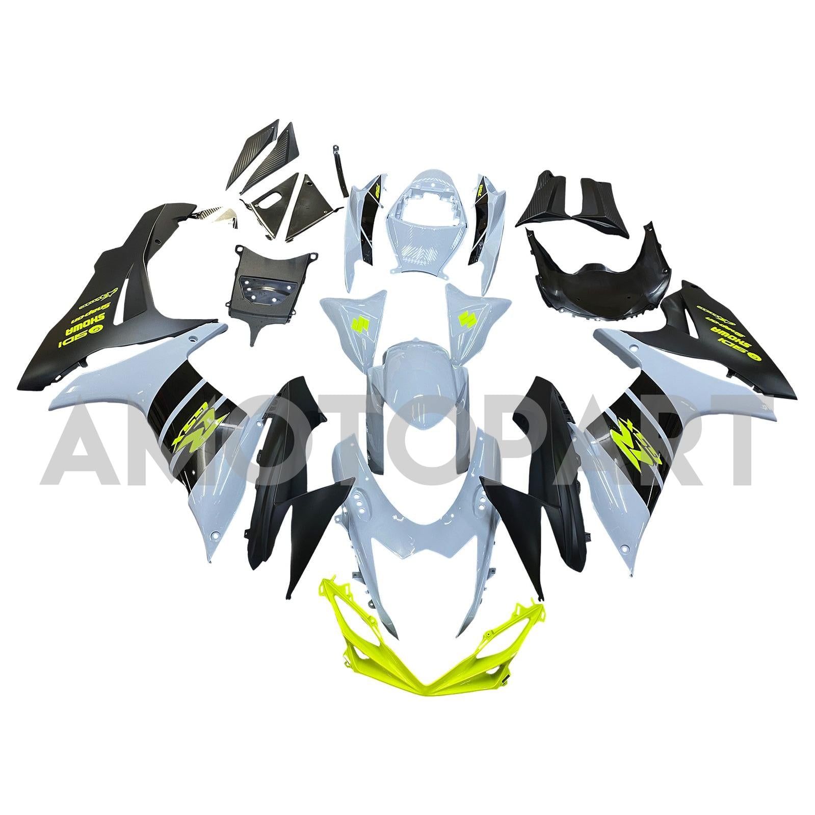 Amotopart 2011-2025 Suzuki GSXR 600/750 Fairing Kit Collection One