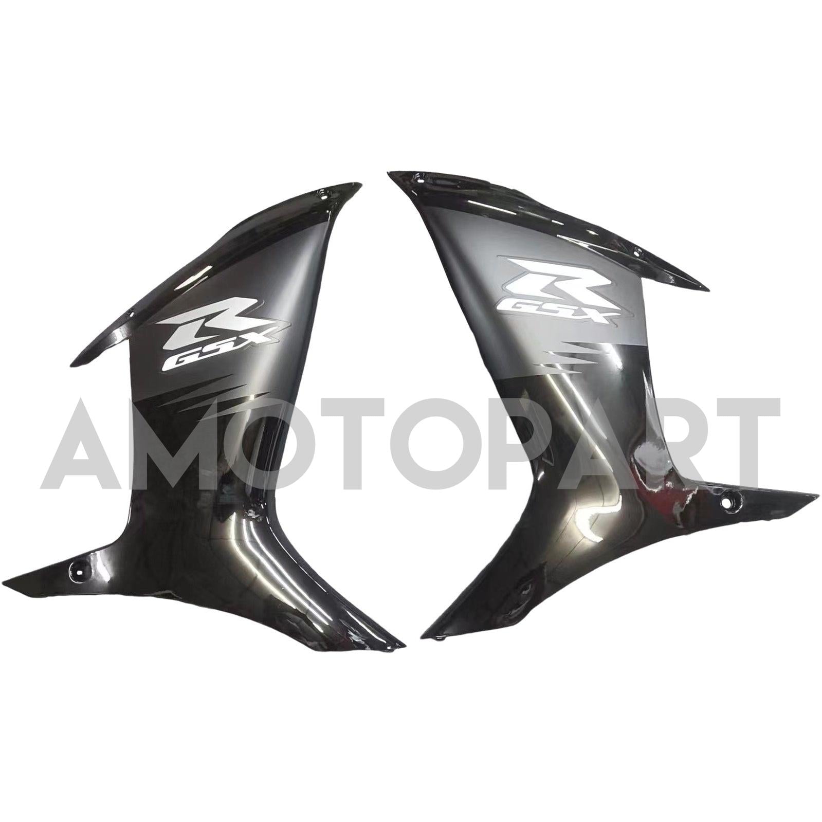 Amotopart 2011-2025 GSXR 600/750 Suzuki Matte&Gloss Black Fairing Kit