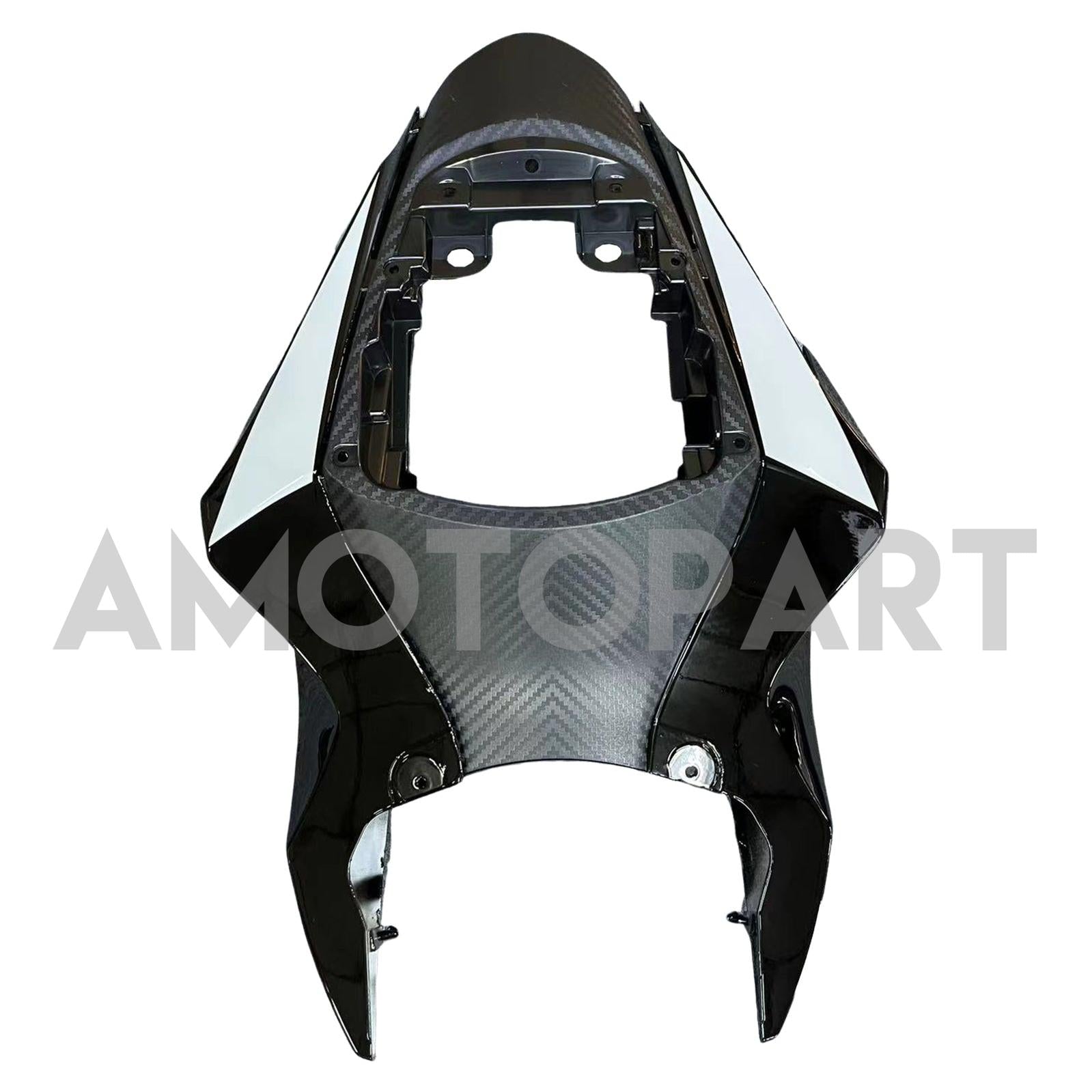Amotopart 2011-2025 GSXR 600/750 Suzuki Black With Blue Accenters Style1 Fairing Kit