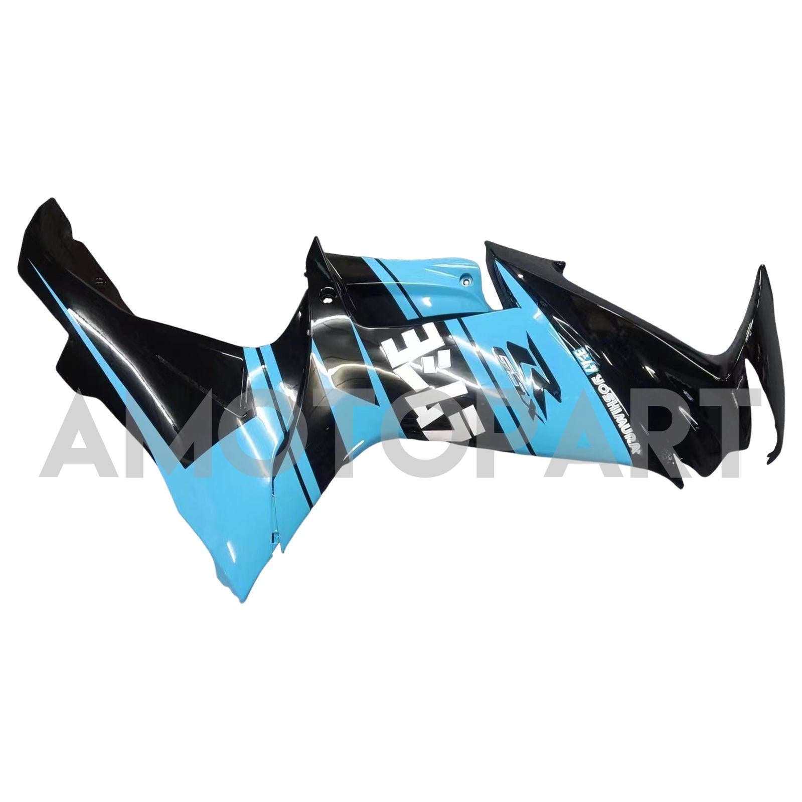 Amotopart 2011-2025 GSXR 600/750 Suzuki Gloss Blue&Black Style1 Fairing Kit