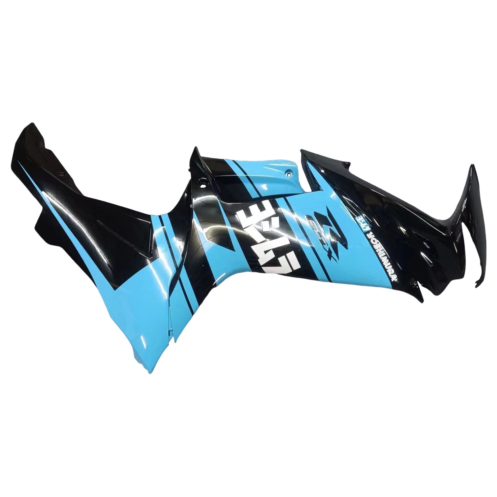 Amotopart 2011-2026 GSXR 600/750 Suzuki Glanzblau&Black Style1 Verkleidungssatz