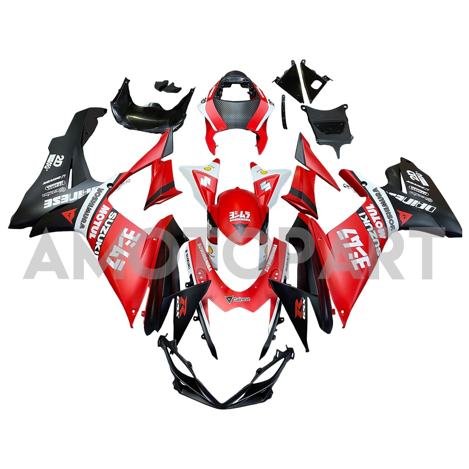 Amotopart 2011-2025 Suzuki GSXR 600/750 Fairing Kit Collection One