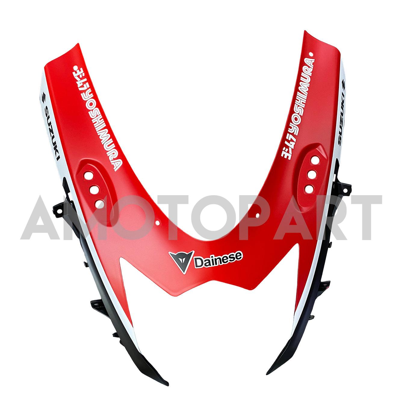 Amotopart 2011-2025 K11 GSXR 600/750  Suzuki Red&Black Style1 Fairing Kit