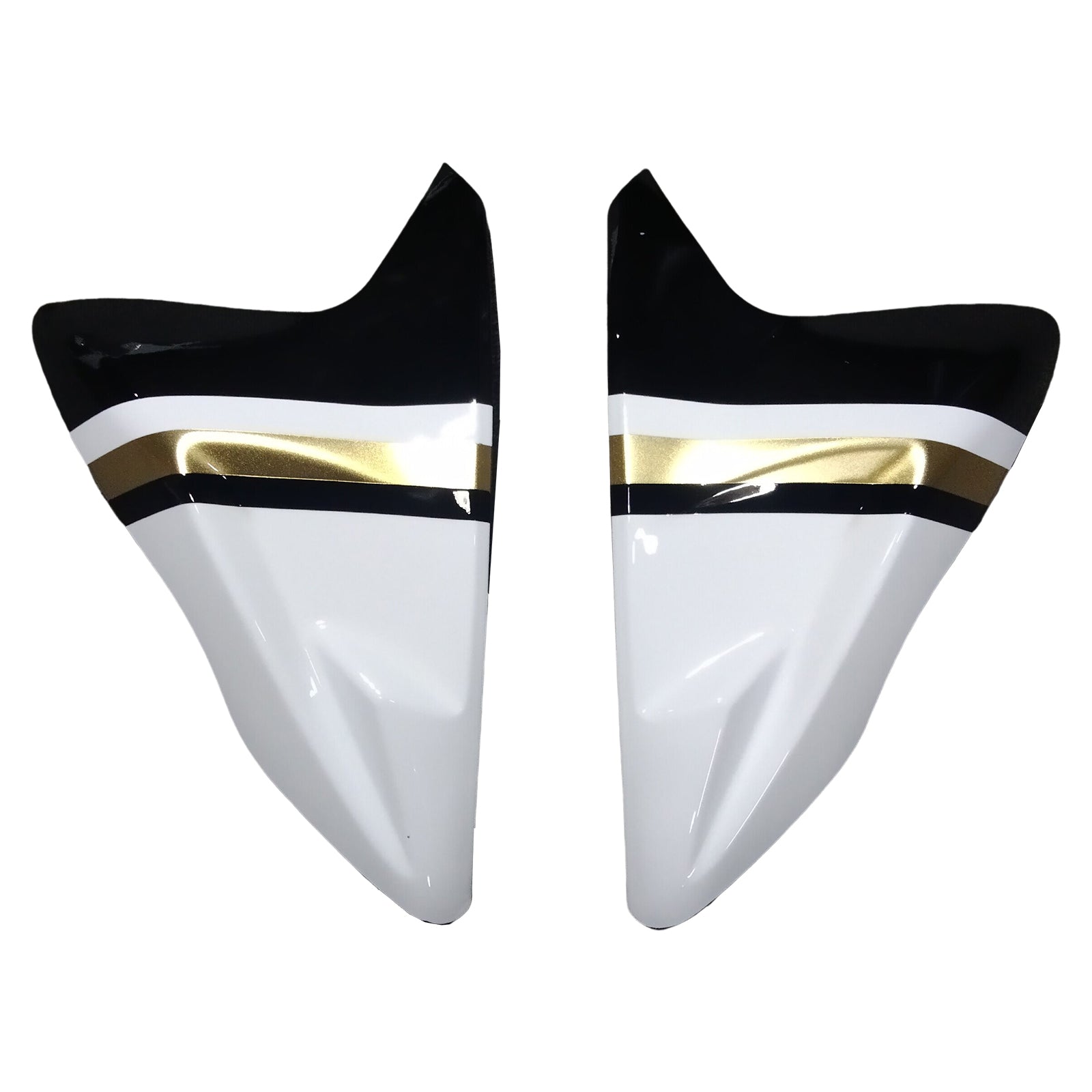 Amotopart 2011-2026 K11 GSXR 600/750 Suzuki White with Black Accenter Fairing Kit