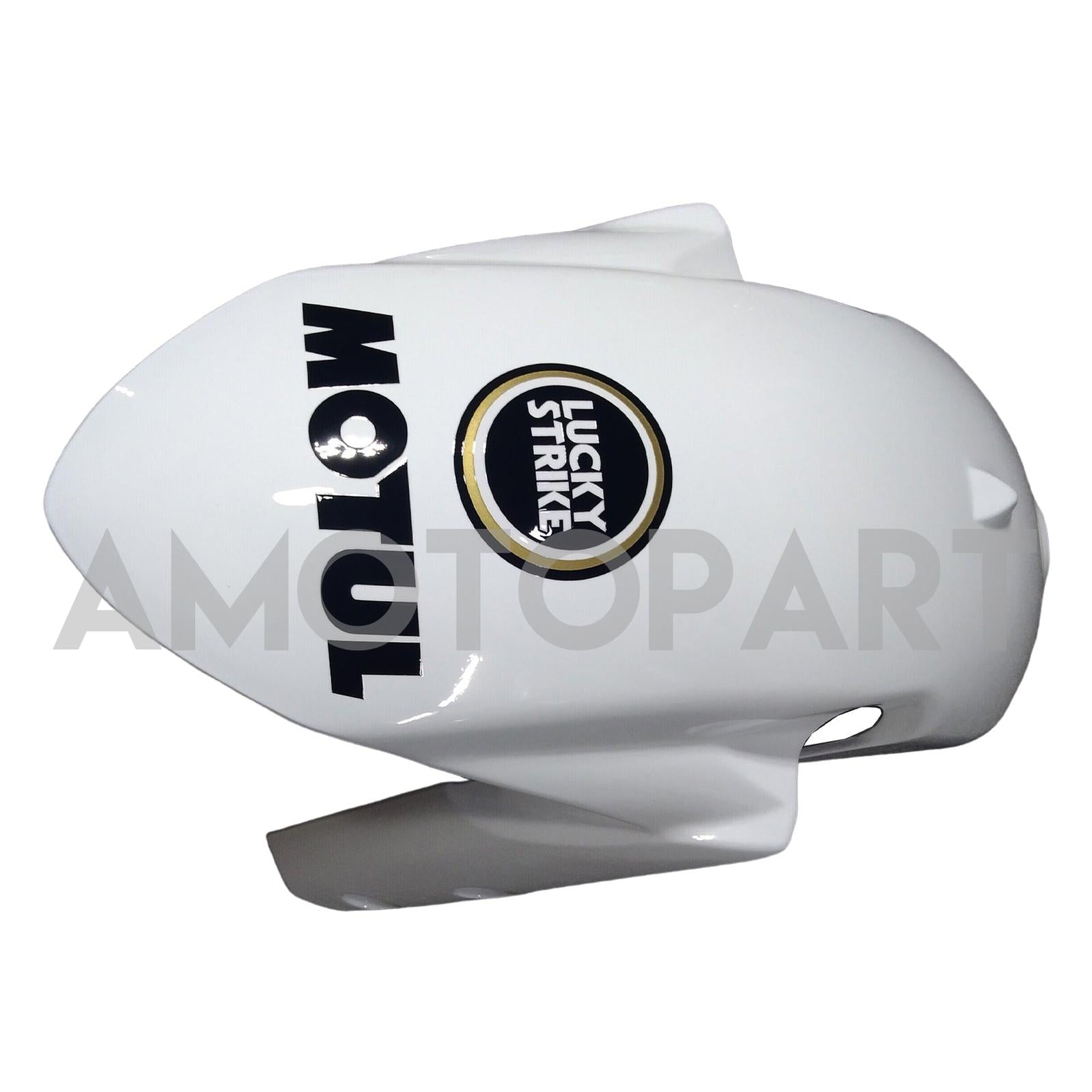 Amotopart 2011-2025 K11 GSXR 600/750 Suzuki White mit schwarzem Akzentverkleidungskit