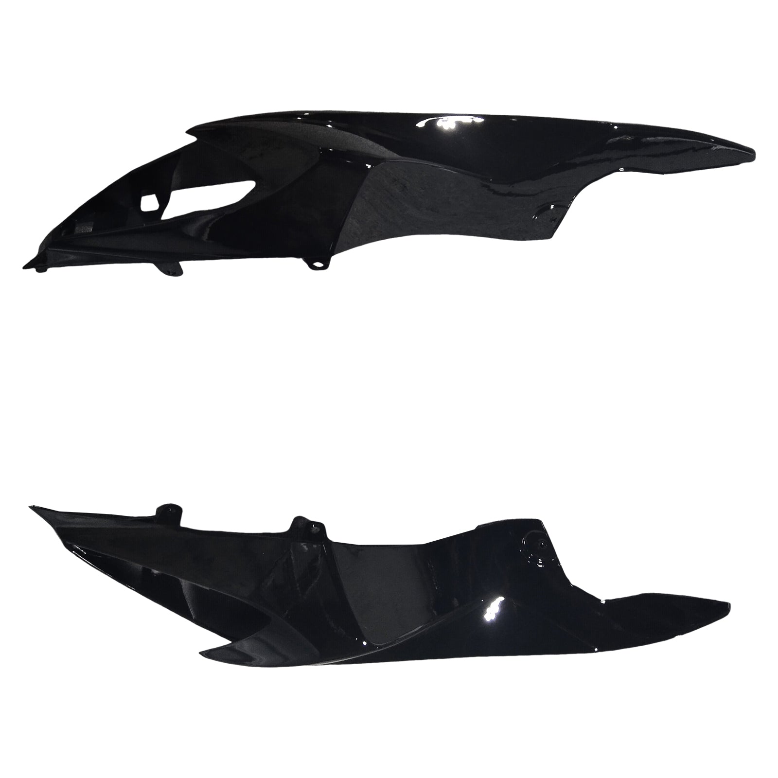 Amotopart 2011-2026 K11 GSXR 600/750 Suzuki White with Black Accenter Fairing Kit