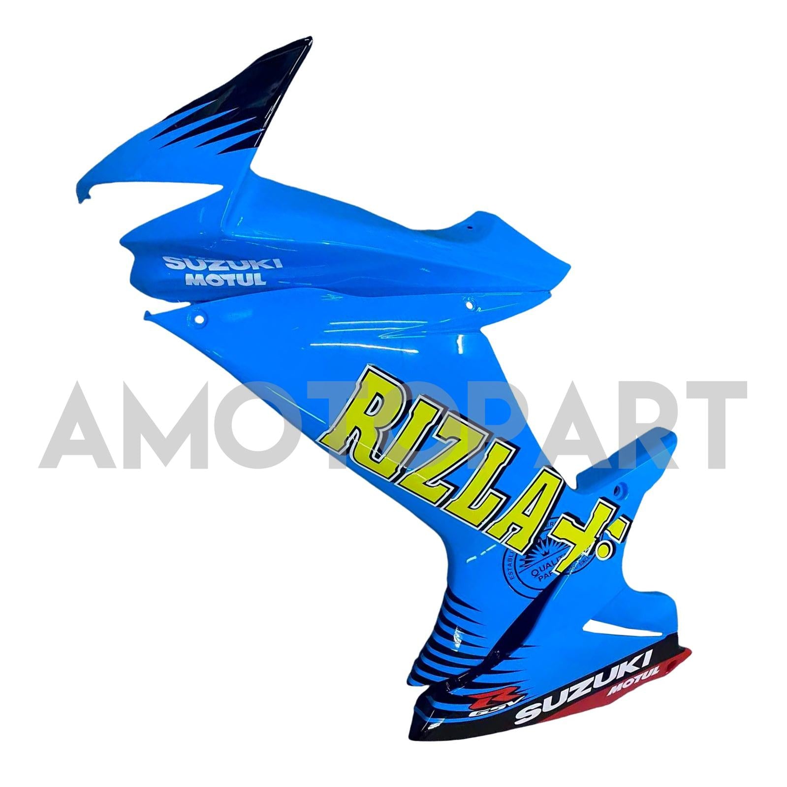 Amotopart 2011-2025 K11 GSXR 600/750 Suzuki Blue mit gelbem Akzentverkaufskit