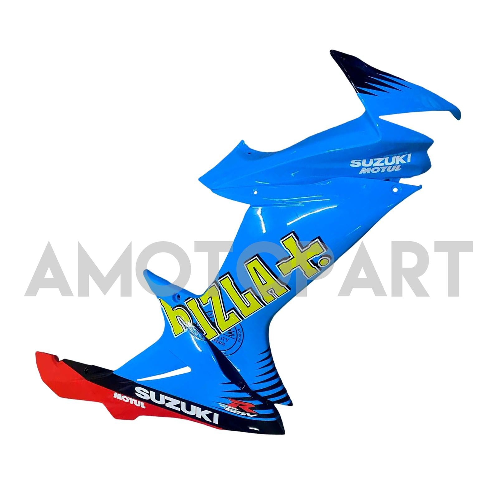 Amotopart 2011-2025 K11 GSXR 600/750 Suzuki Blue mit gelbem Akzentverkaufskit