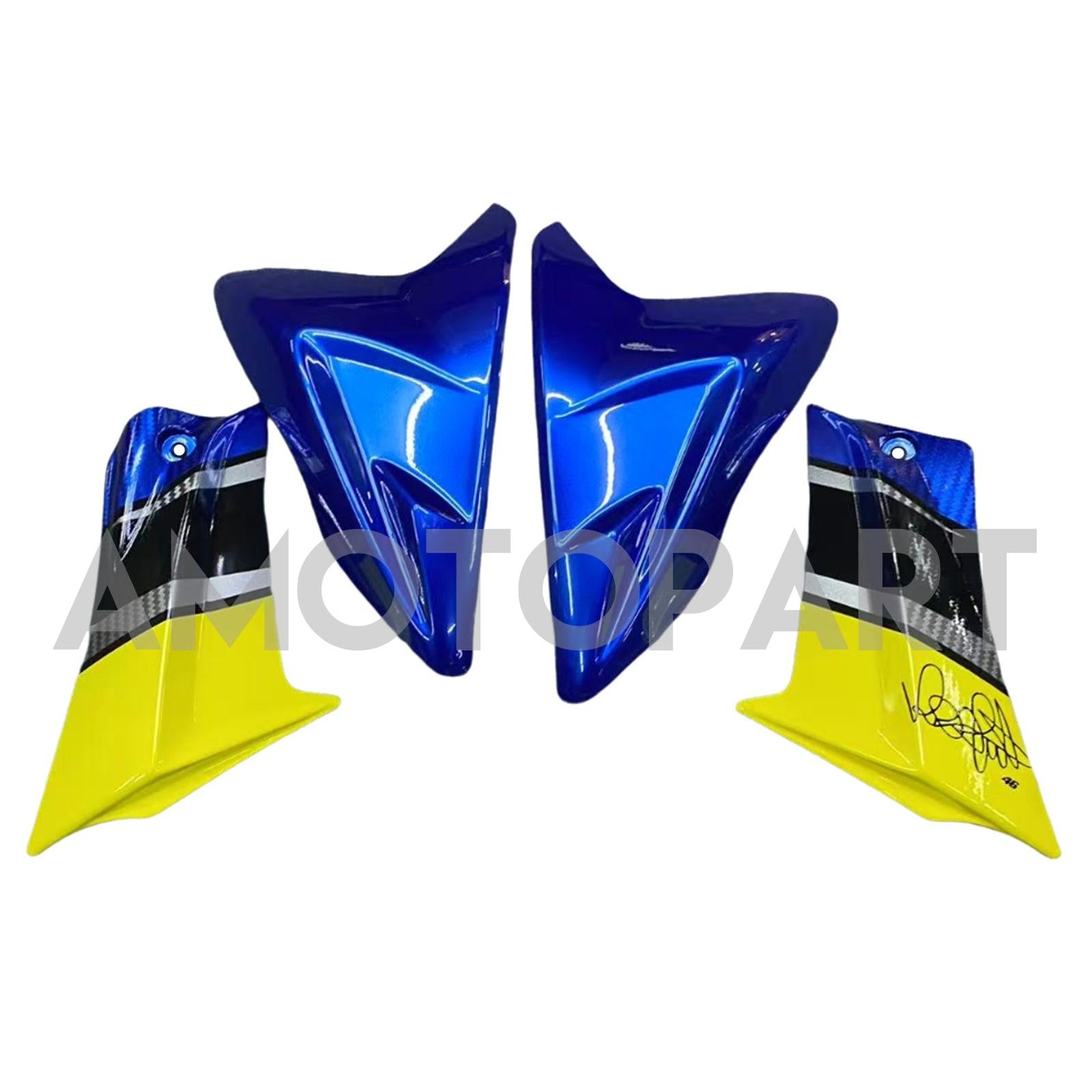 Amotopart 2011-2025 K11 GSXR 600/750 Suzuki Blue&Yellow Monster  Fairing Kit