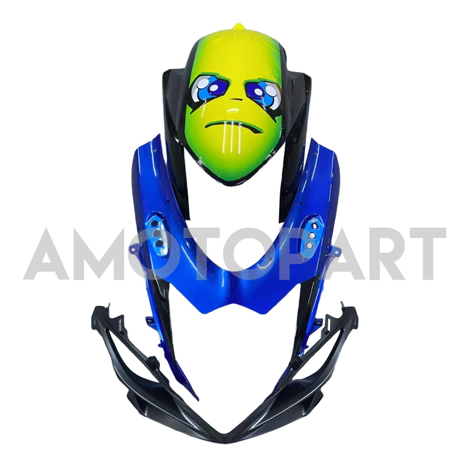Amotopart 2011-2025 K11 GSXR 600/750 Suzuki Blue&Yellow Monster  Fairing Kit