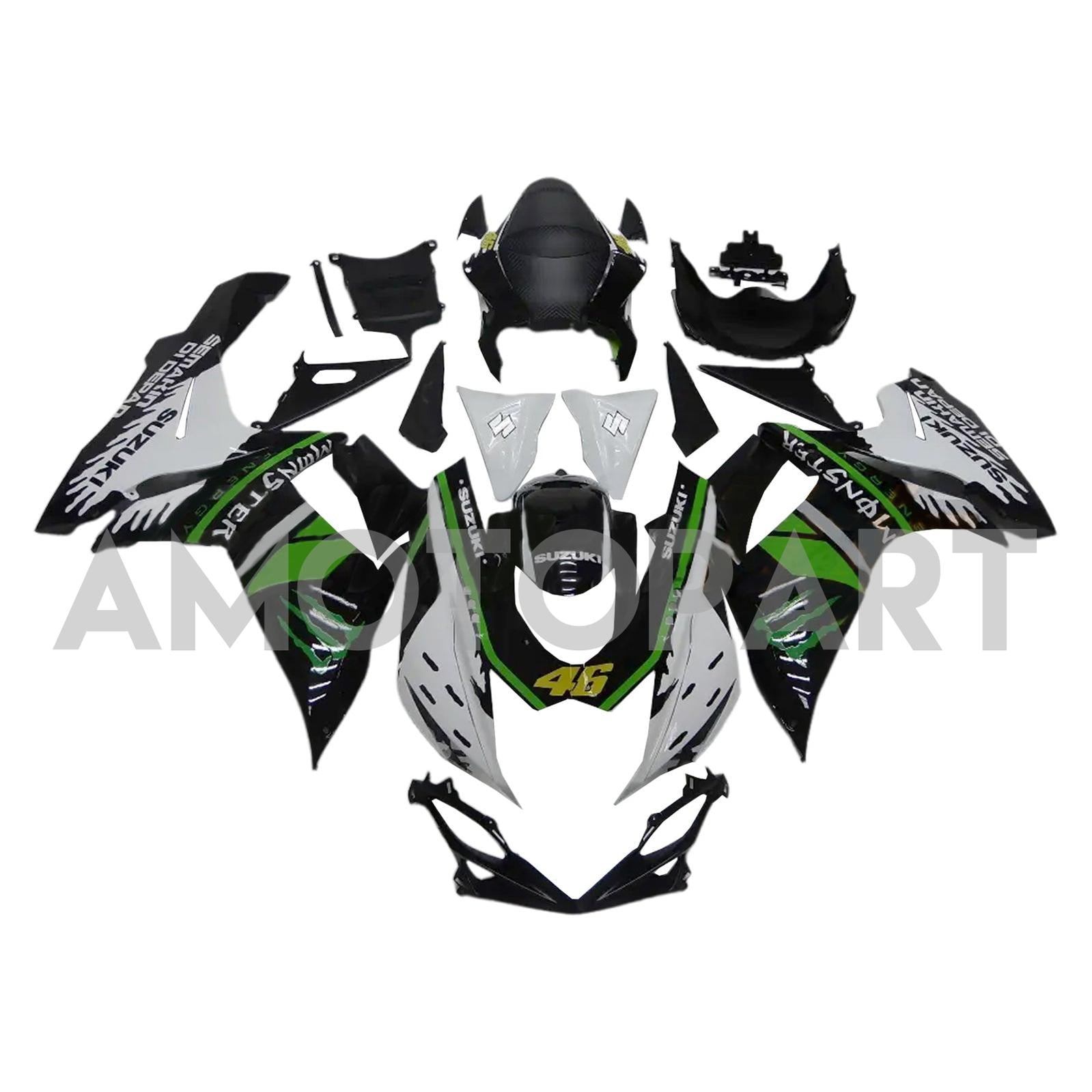 Amotopart 2011-2025 Suzuki GSXR 600/750 Fairing Kit Collection Two