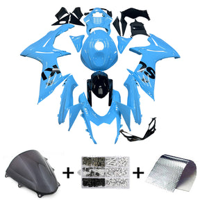 Amotopart 2011-2024 K11 GSXR 600/750 Suzuki Light Blue Fairing Kit