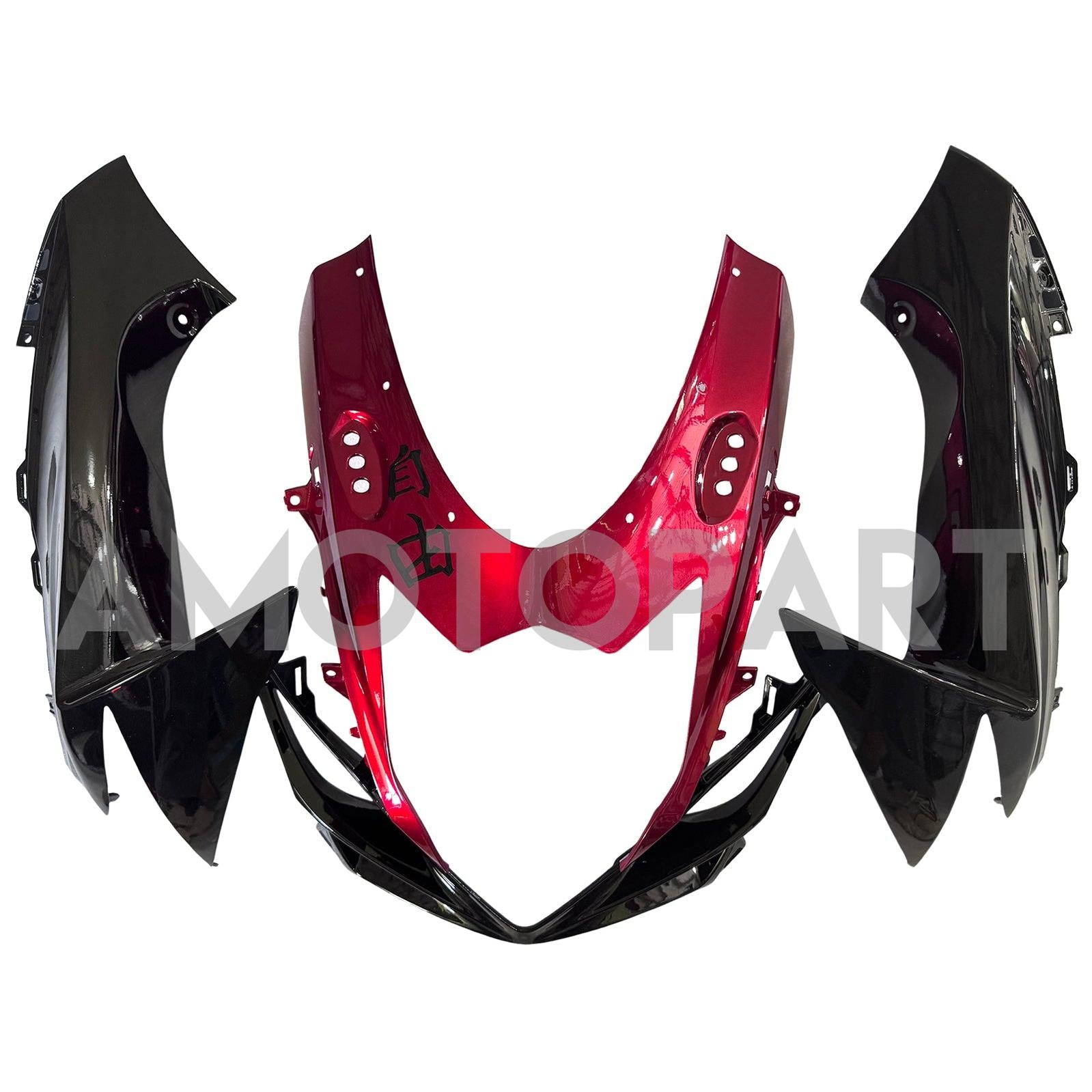 Amotopart 2011-2025  Suzuki GSXR 600/750 Red Black Fairing Kit