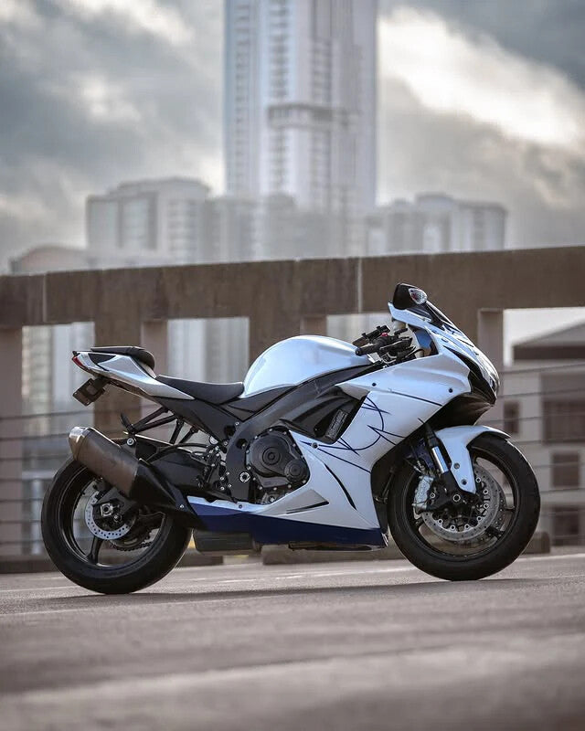 Amotopart 2011-2026 Suzuki GSXR 600/750 Hvid Blå Fairing Ki