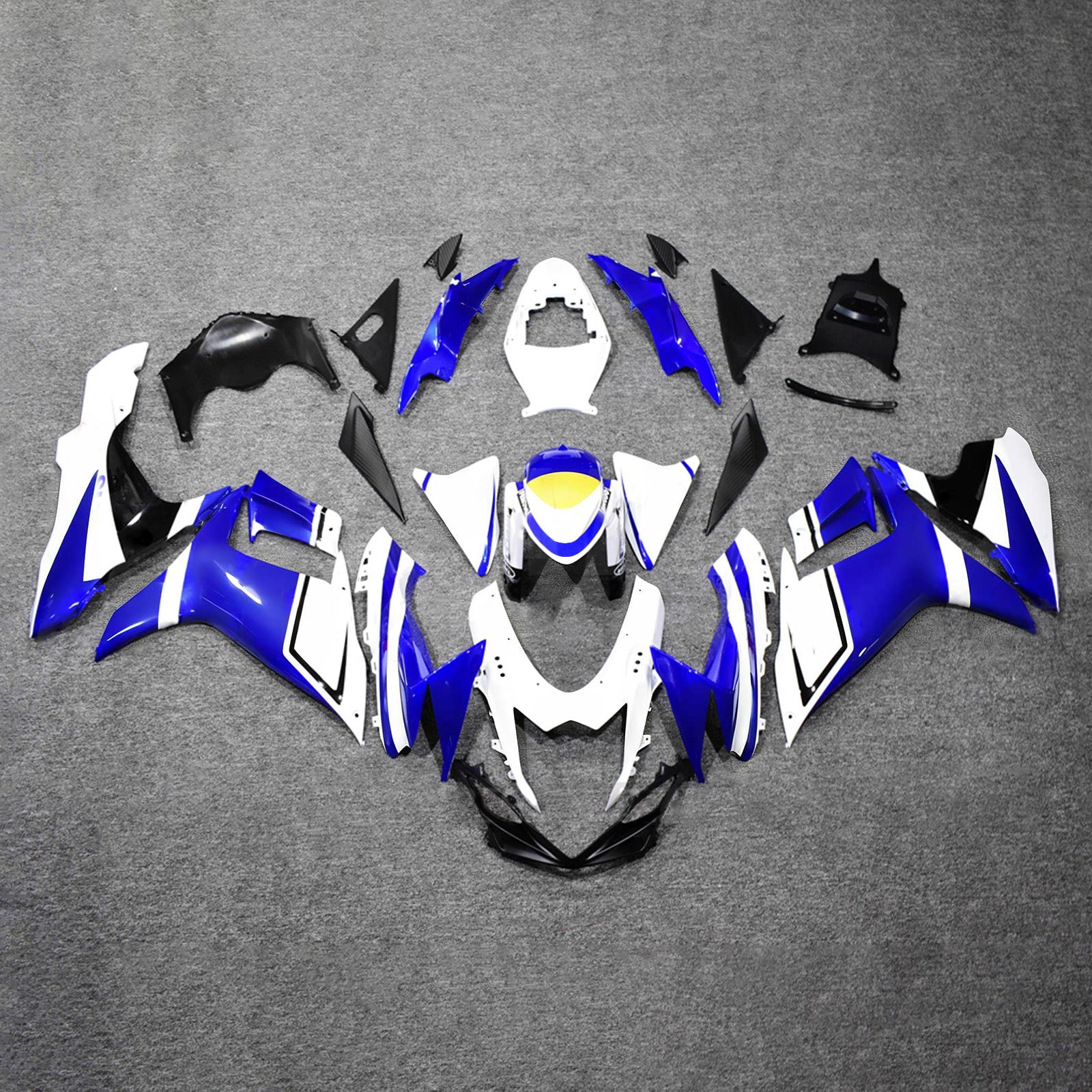Zestaw owiewek Amotopart 2011-2026 Suzuki GSXR 600/750 niebiesko-biały