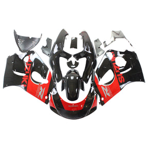 Amotopart Suzuki 1996-2000 GSXR 600/750 Black Red Fairing Kit