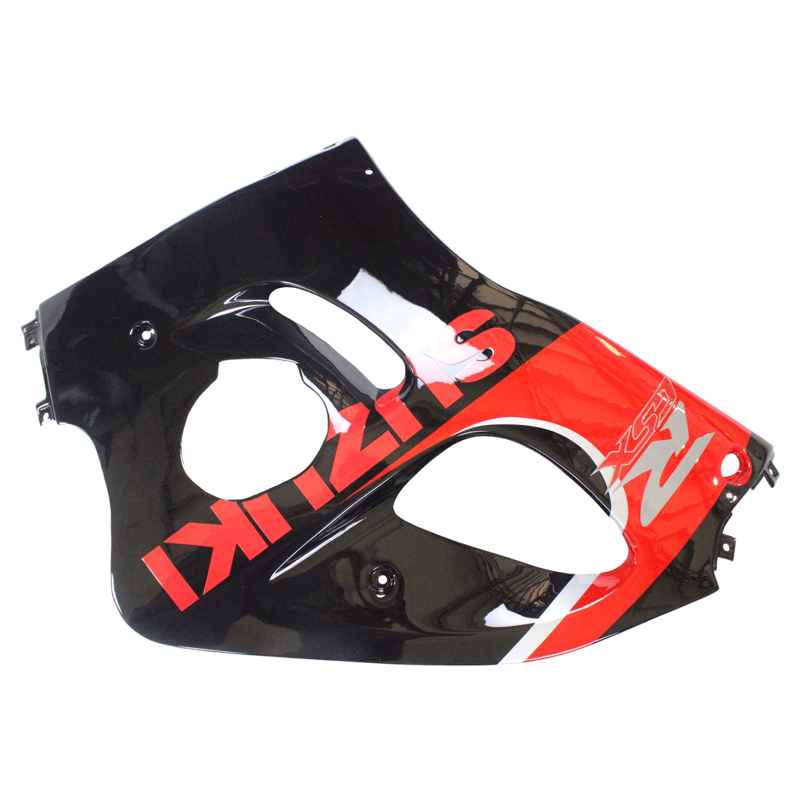 Amotopart Suzuki 1996-2000 GSXR 600/750 Black Red Fairing Kit