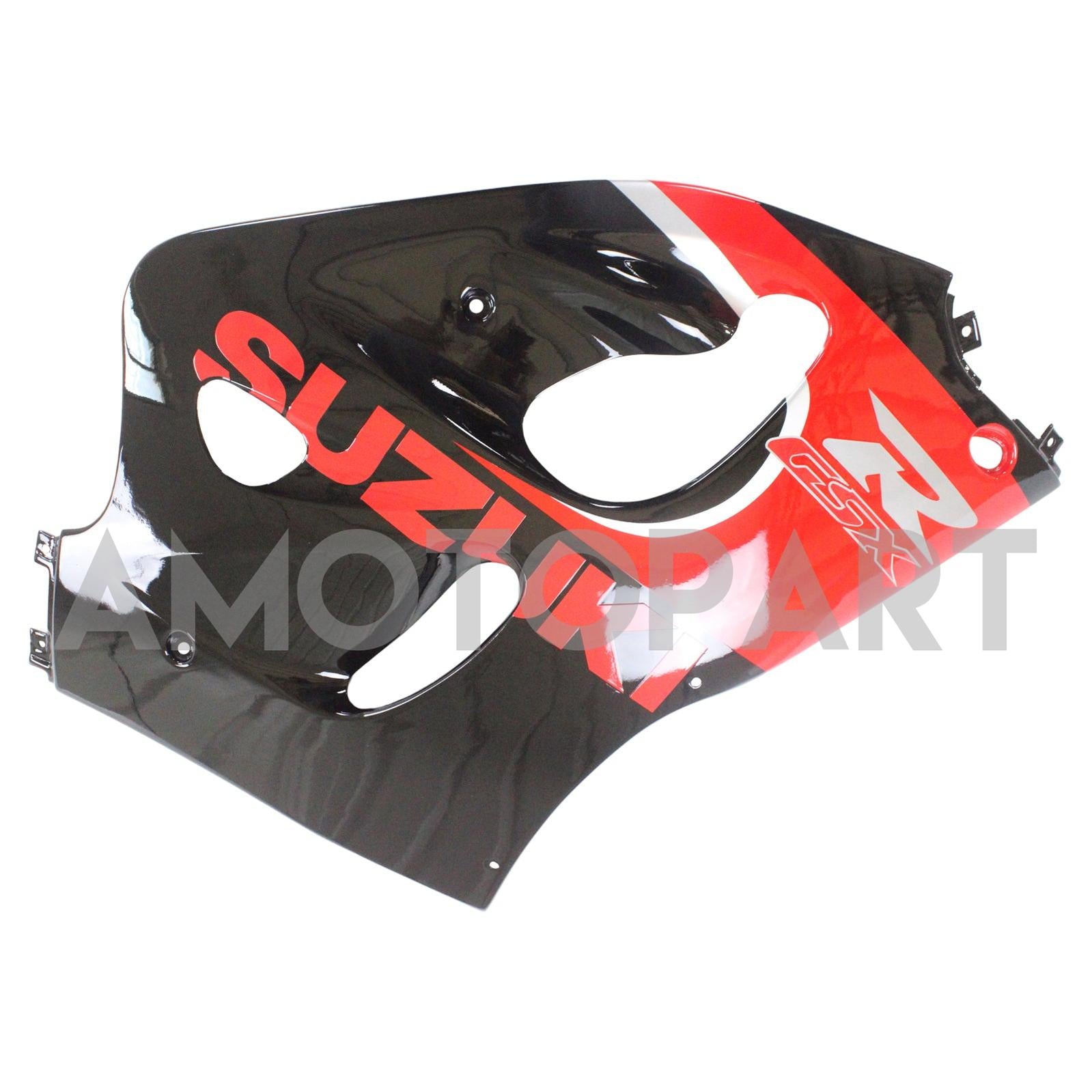 Amotopart Suzuki 1996-2000 GSXR 600/750 Black Red Fairing Kit