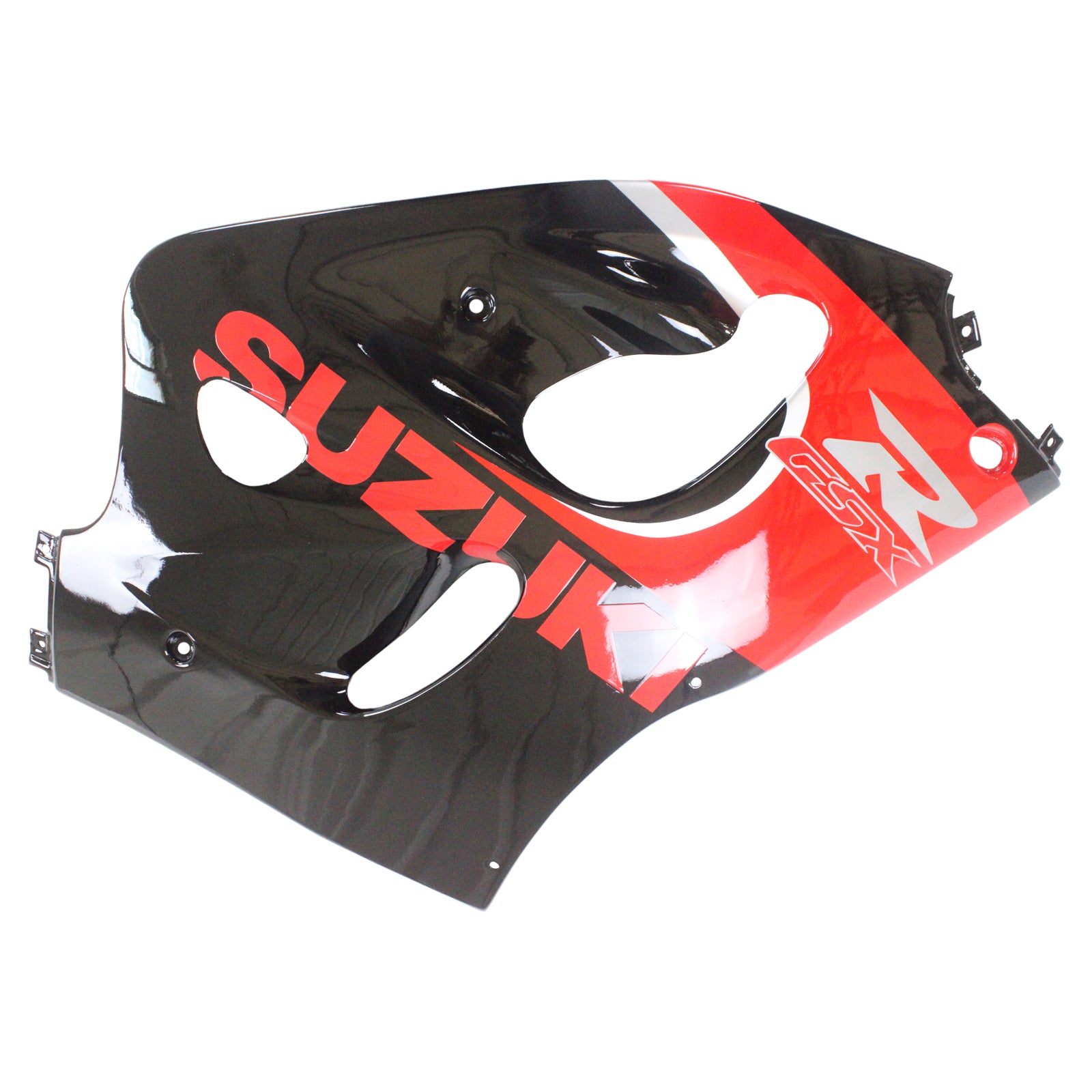 Amotopart Suzuki 1996-2000 GSXR 600/750 Black Red Fairing Kit