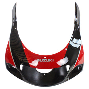 Amotopart Suzuki 1996-2000 GSXR 600/750 Black Red Fairing Kit