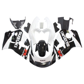 Kit carena Amotopart Suzuki GSXR 600/750 nero bianco 1996-2000