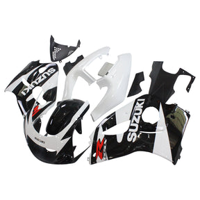 Kit carena Amotopart Suzuki GSXR 600/750 nero bianco 1996-2000