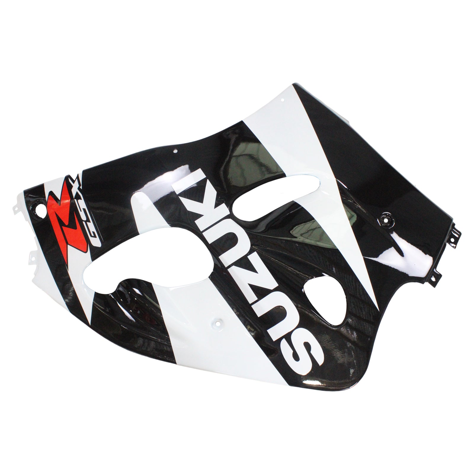 Amotopart Suzuki 1996-2000 GSXR 600/750 Black White Fairing Kit