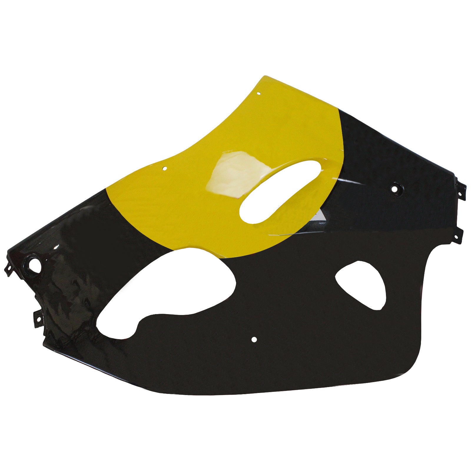 Amotopart Suzuki 1996-2000 GSXR600 & 1996-1999 GSXR750 Black White Fairing Kit