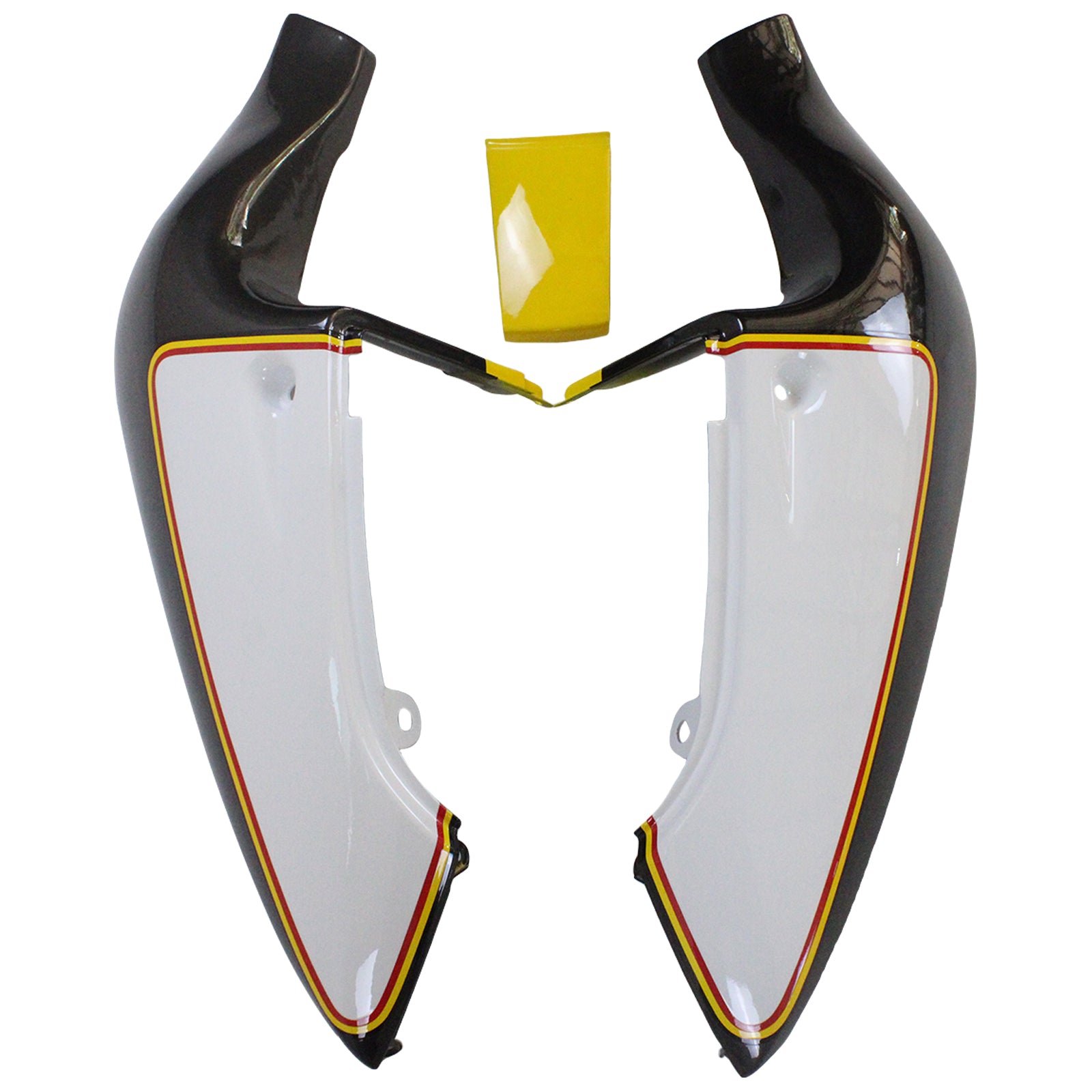 Amotopart Suzuki 1996-2000 GSXR600 & 1996-1999 GSXR750 Black White Fairing Kit