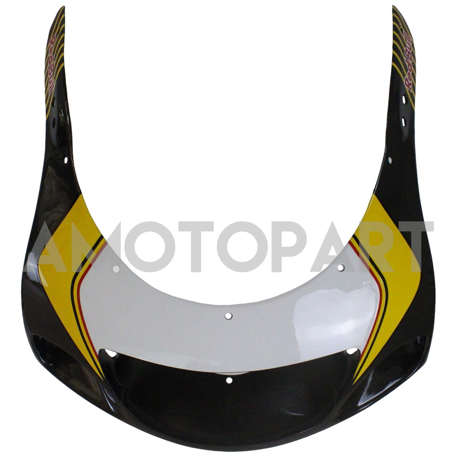 Amotopart Suzuki 1996-2000 GSXR600 & 1996-1999 GSXR750 Black White Fairing Kit