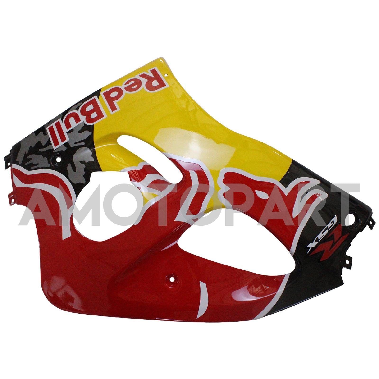 Amotopart Suzuki 1996-2000 GSXR600 & 1996-1999 GSXR750 Black White Fairing Kit