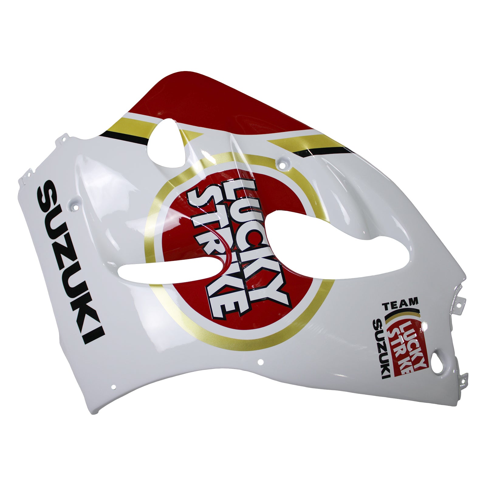 Amotopart Suzuki GSXR600 1996-2000 GSXR750 1996-1999 White&Red Style2 Fairing Kit