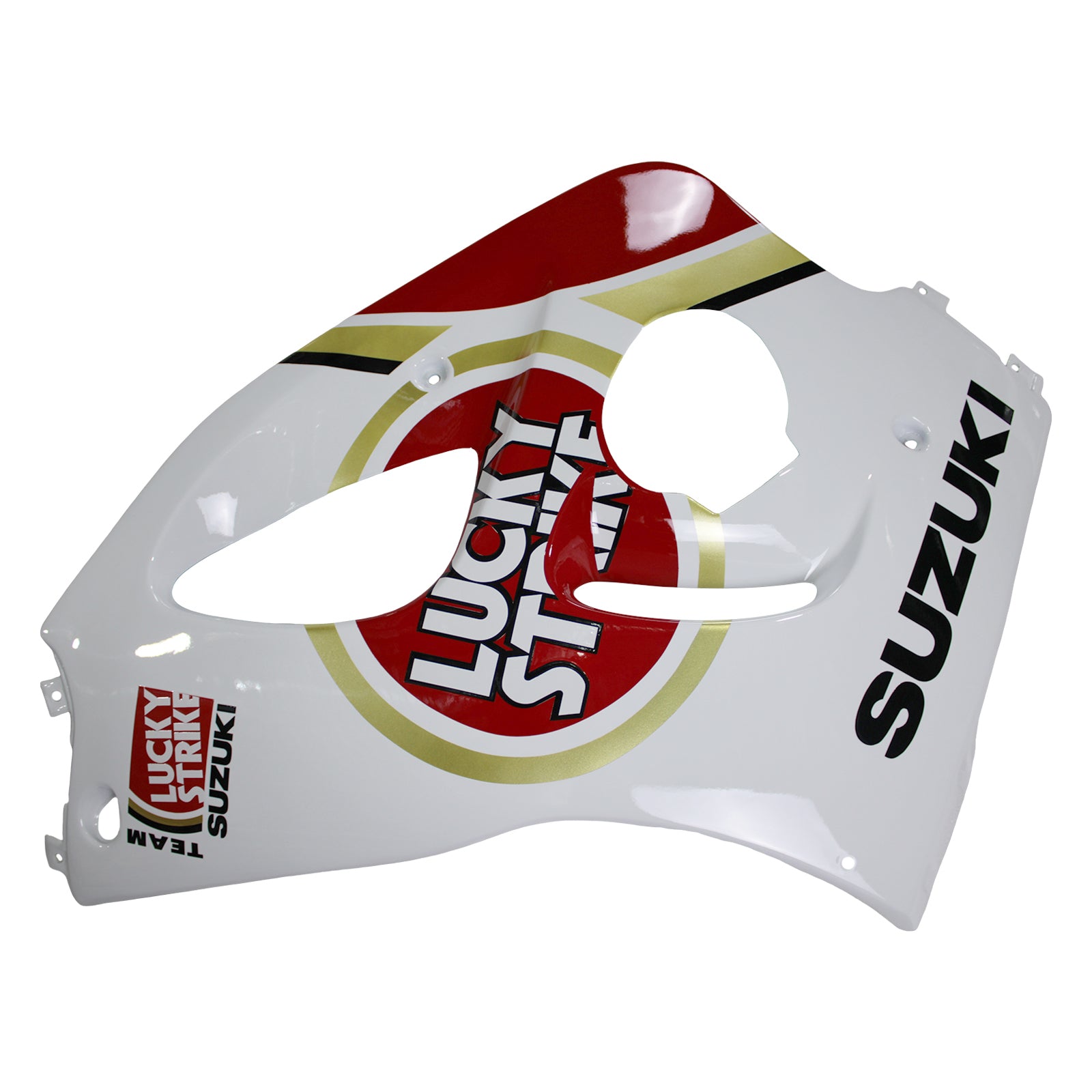 Amotopart Suzuki GSXR600 1996-2000 GSXR750 1996-1999 White&Red Style2 Fairing Kit