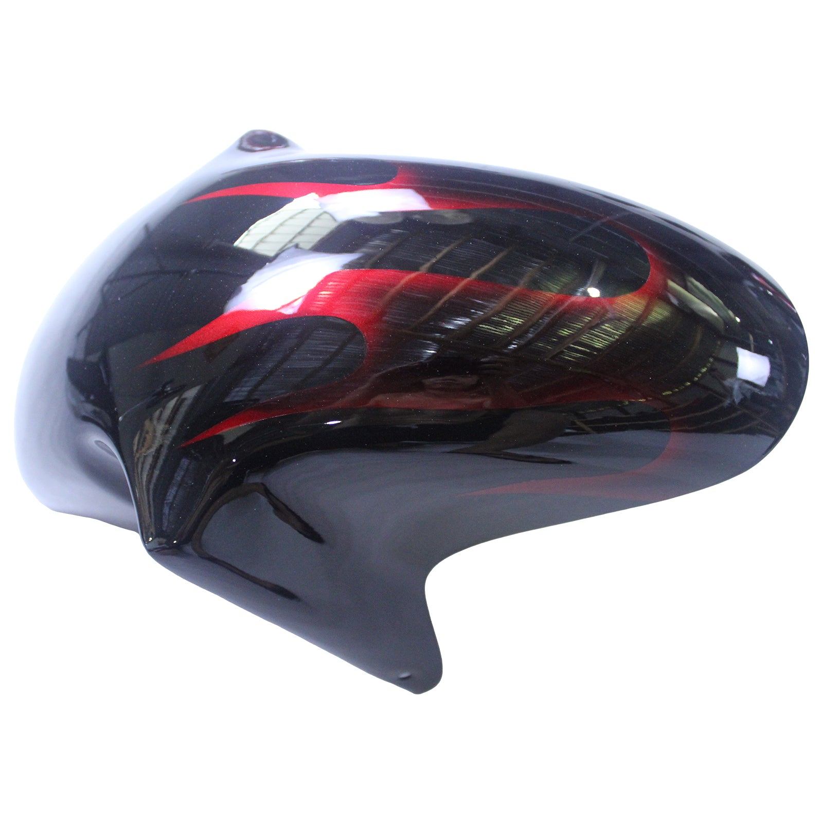 Amotopart Suzuki GSXR600 1996-2000 GSXR750 1996-1999 Blue with Red Flame Style2 Fairing Kit