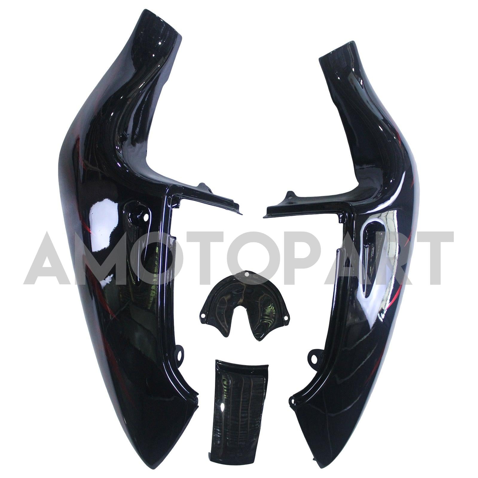 Amotopart Suzuki GSXR600 1996-2000 GSXR750 1996-1999 Blau mit rotem Flammenstil2 Abzugskit