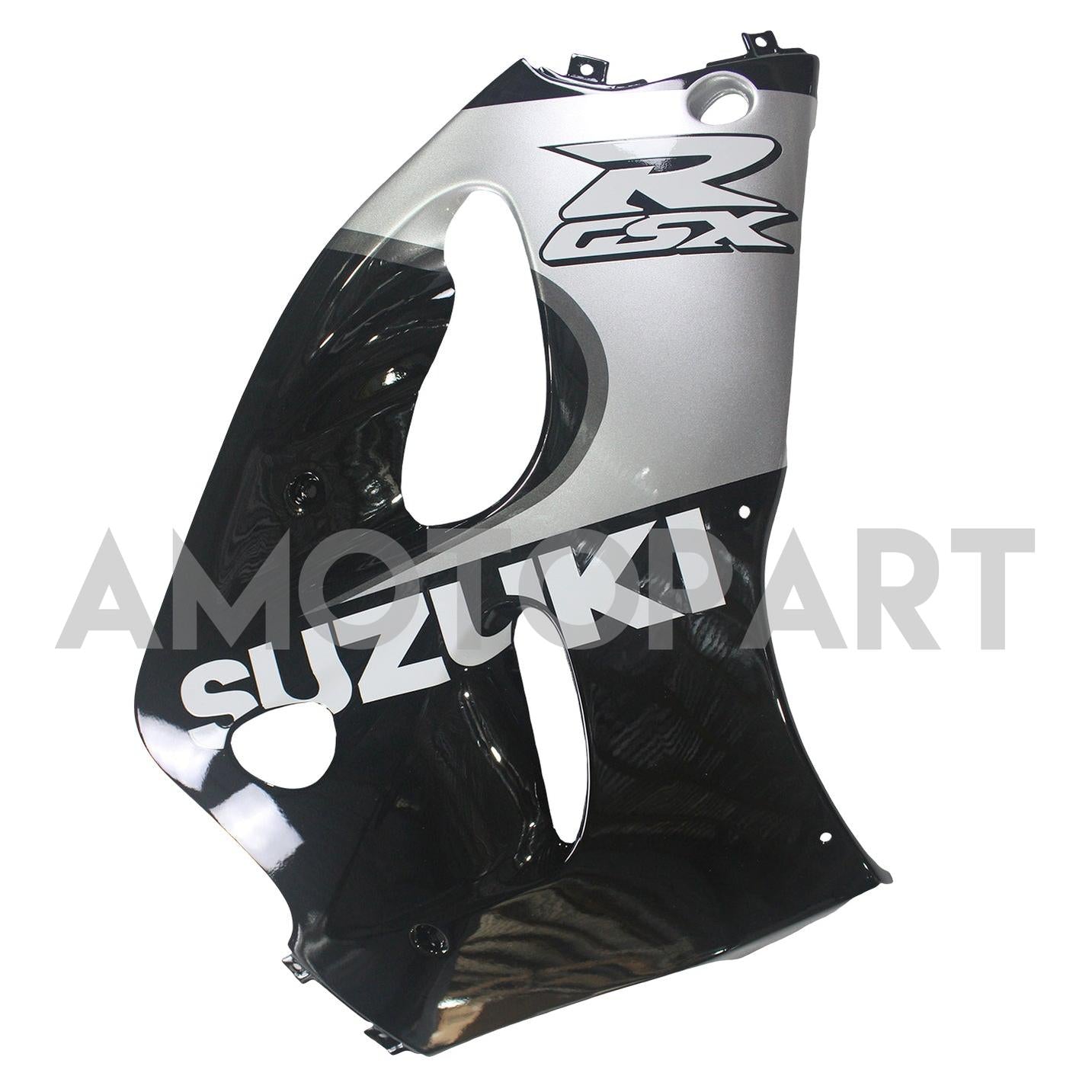Amotopart Suzuki GSXR600 1996-2000 GSXR750 1996-1999 Black&Grey Fairing Kit