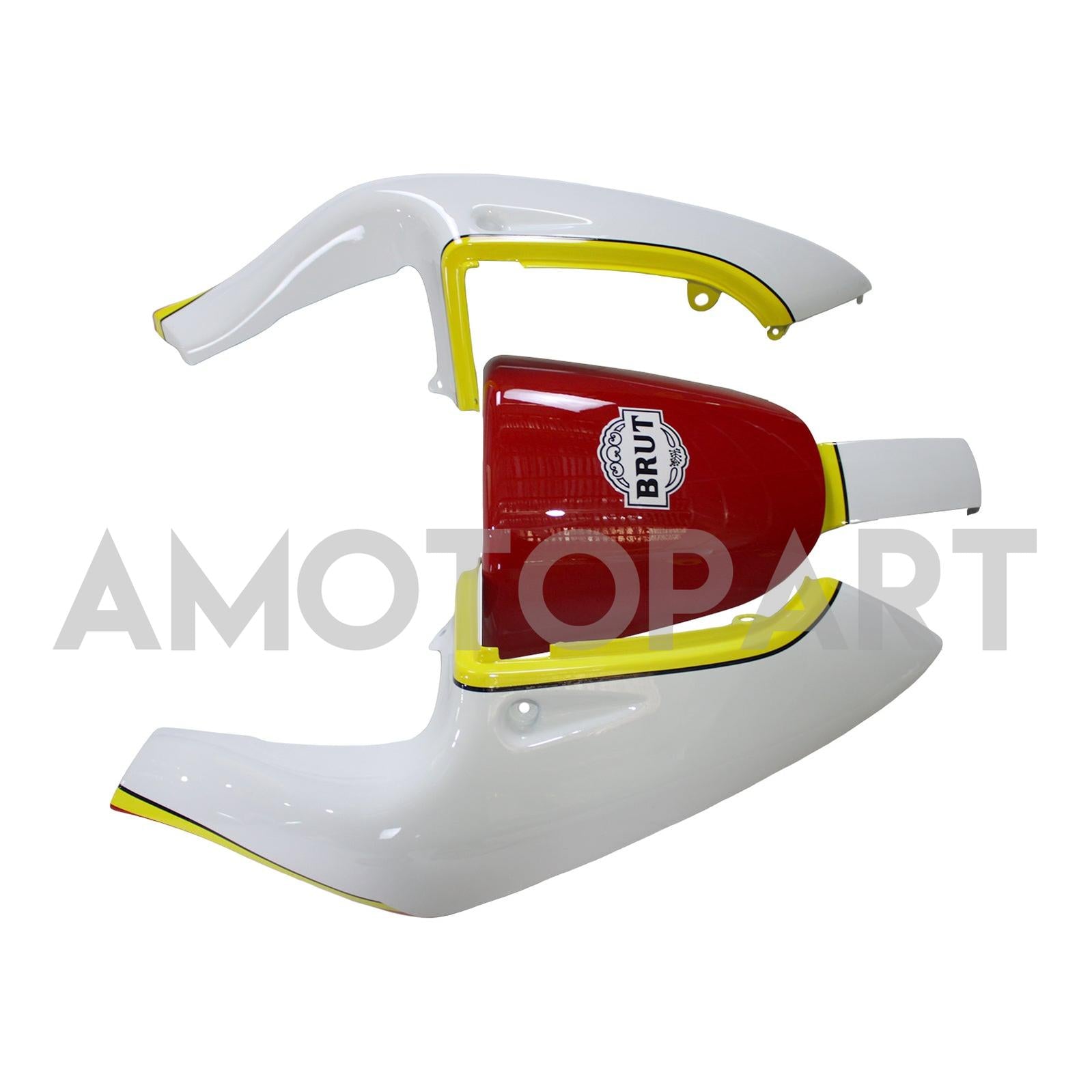 Amotopart Suzuki GSXR600 1996-2000 GSXR750 1996-1999 Red&Yellow Fairing Kit
