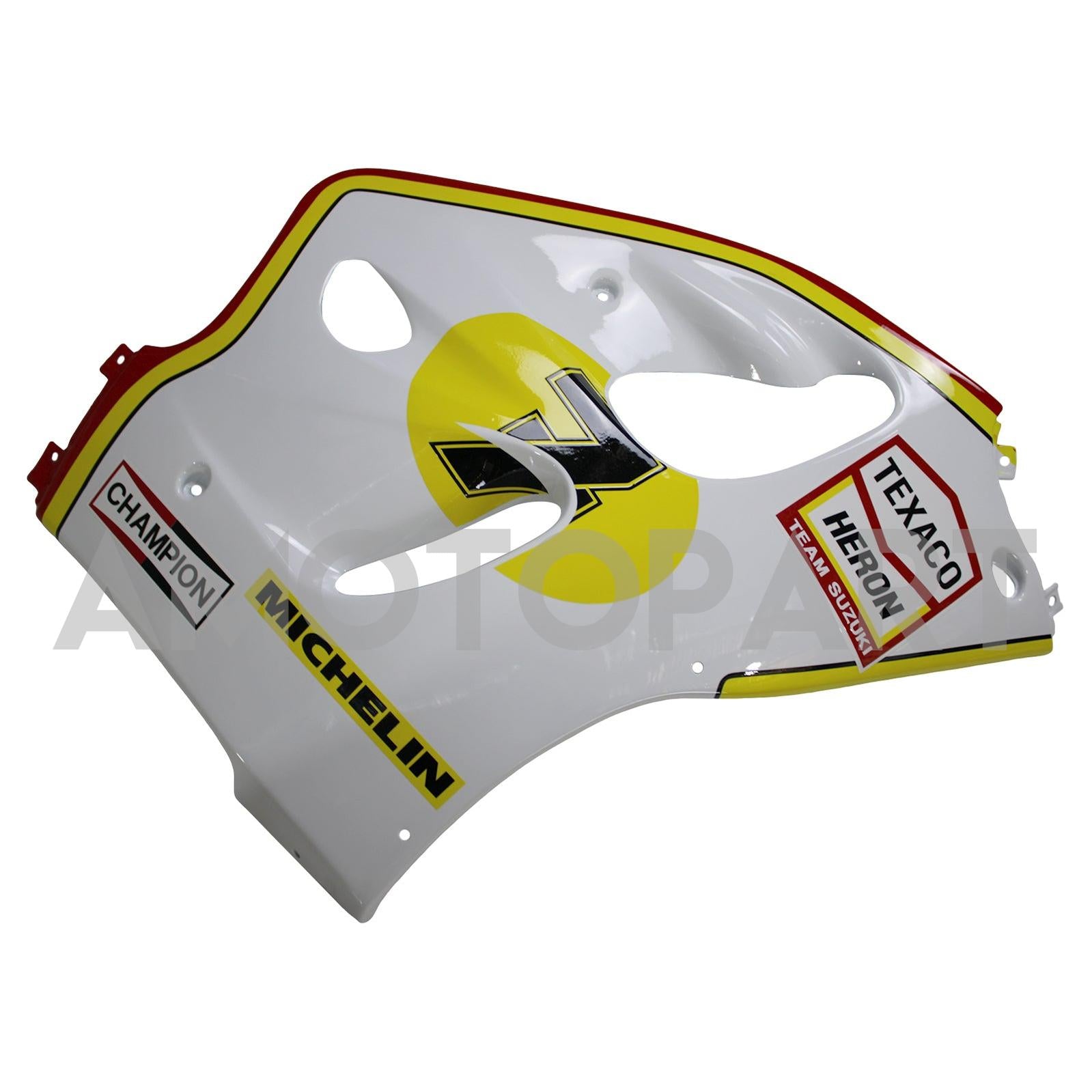Amotopart Suzuki GSXR600 1996-2000 GSXR750 1996-1999 Red&Yellow Fairing Kit