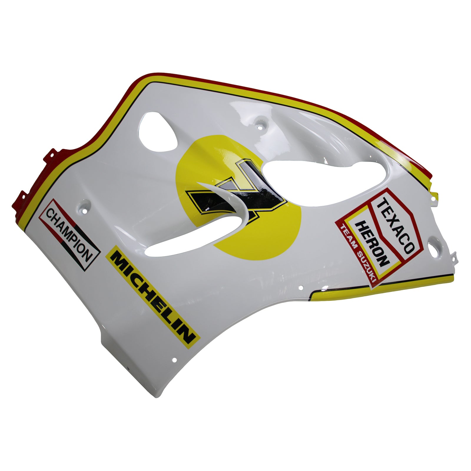 Amotopart Suzuki GSXR600 1996-2000 GSXR750 1996-1999 Red&Yellow Fairing Kit