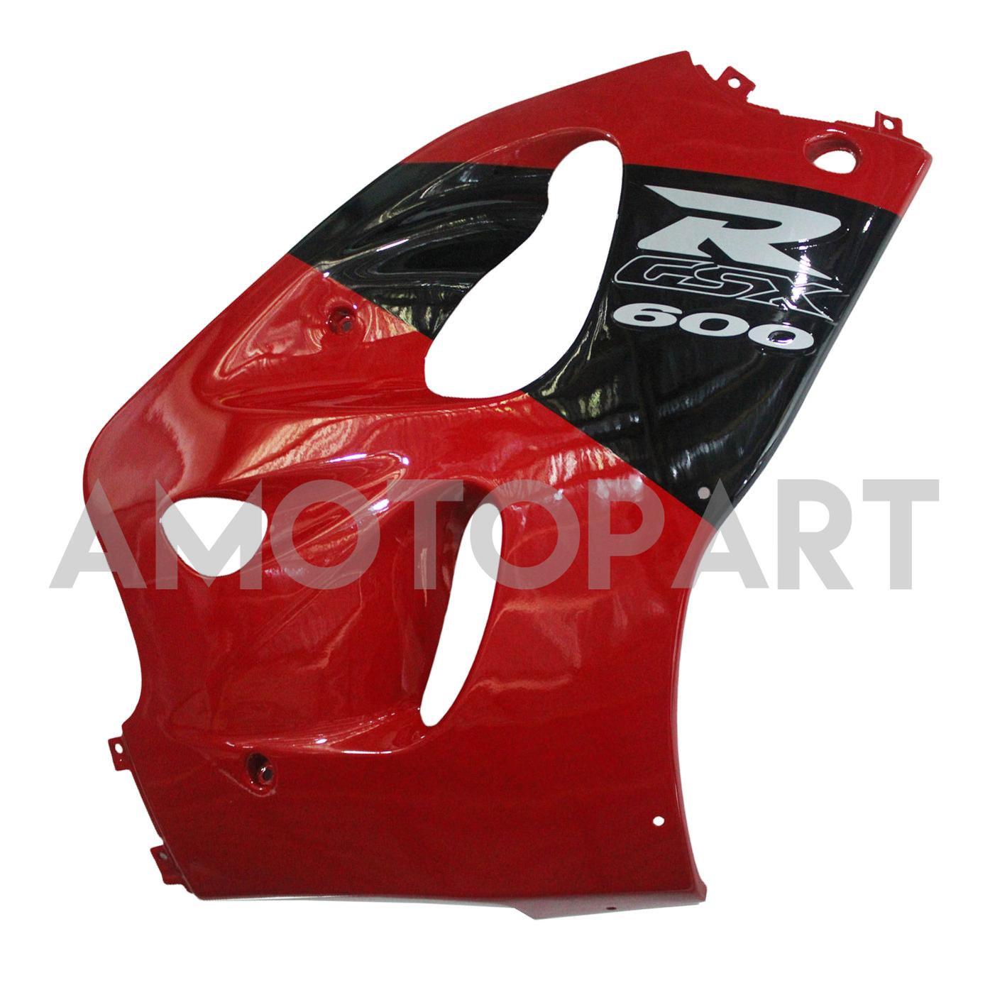 Amotopart Suzuki GSXR600 1996-2000 GSXR750 1996-1999 Red&Black Style1 Fairing Kit