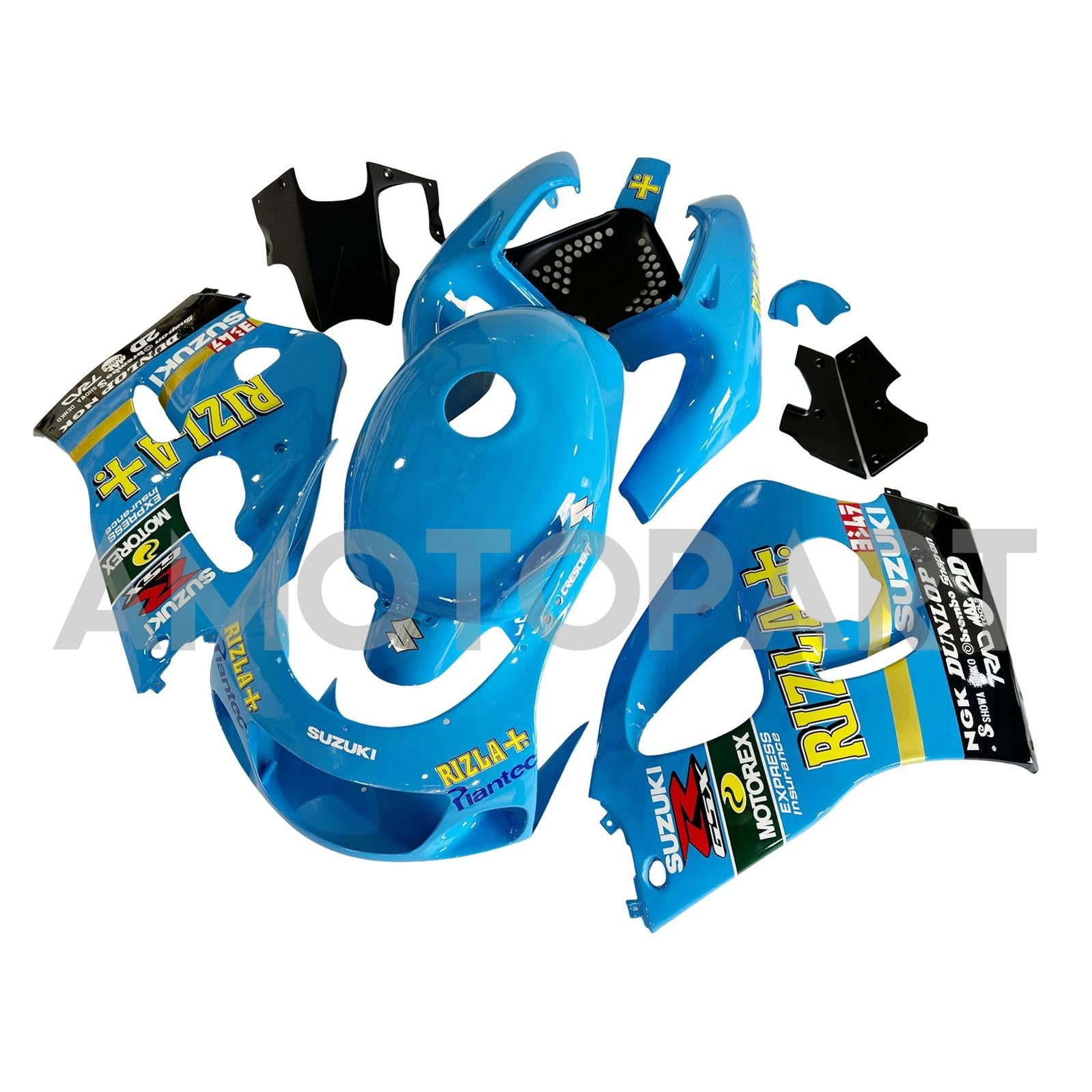 Amotopart Suzuki GSXR600 1996-2000 GSXR750 1996-1999 Blue s logem kapucí