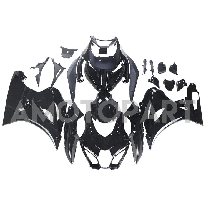 Amotopart Suzuki GSXR1000 2017-2026 K17 Glossy Black Fairing Kit