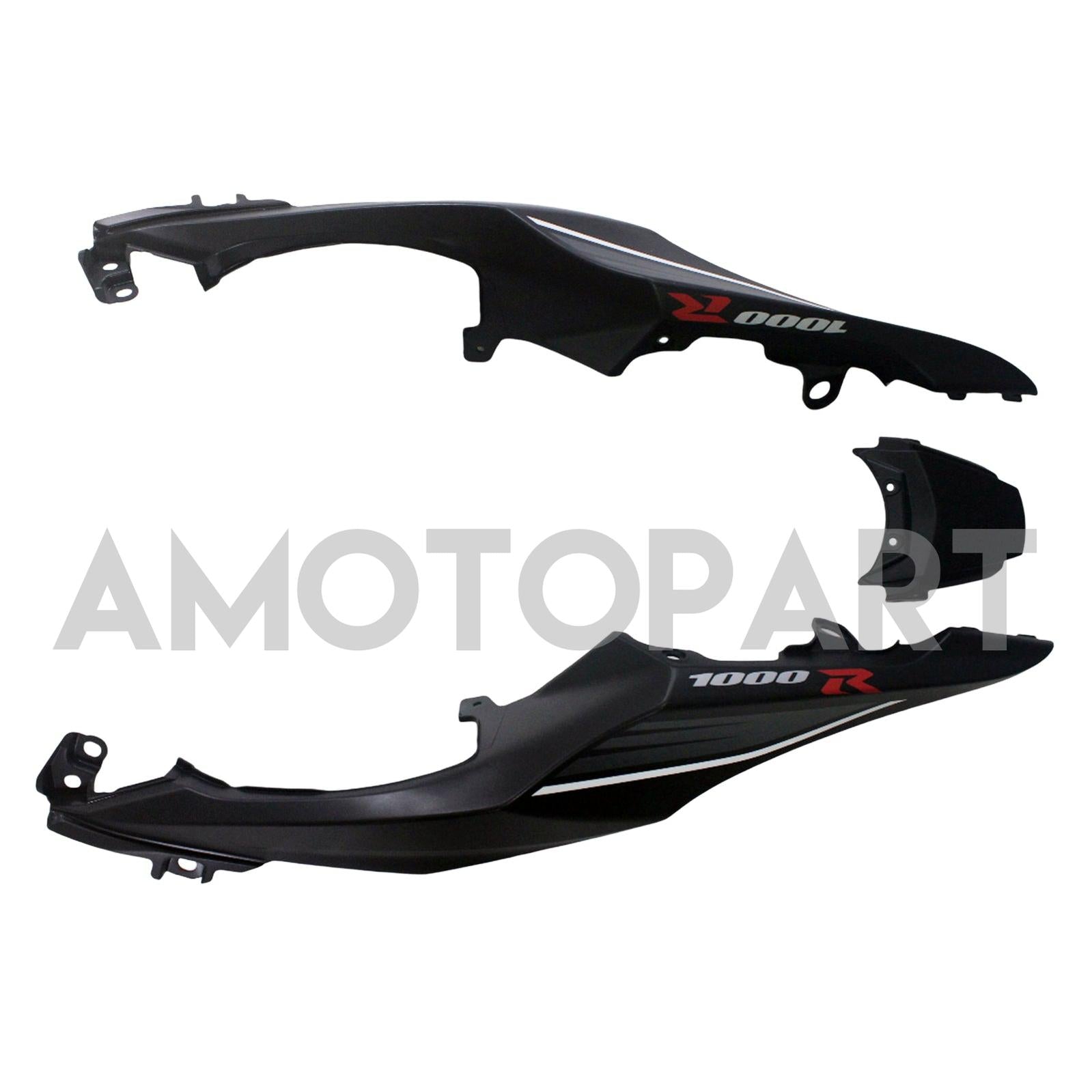 Amotopart Suzuki GSXR1000 2017-2025 K17 Black&Grey Fairing Kit