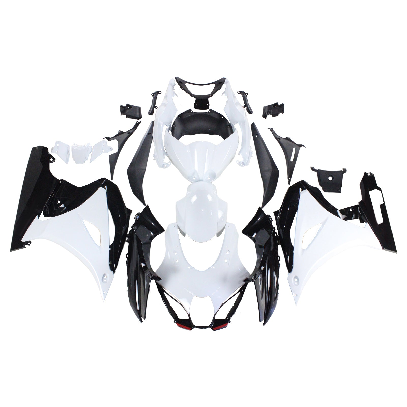 Amotopart Suzuki GSXR1000 2017-2025 K17 White Black Fairing Kit