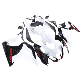 Amotopart Suzuki GSXR1000 2017-2024 K17 White Black  Fairing Kit